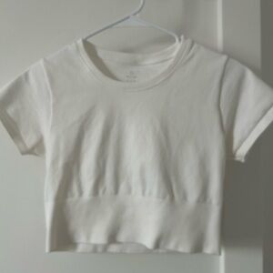 Aerie Offline White crop top